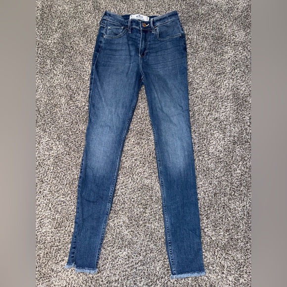 Hollister Denim - Hollister blue jeans curvy high rise skinny jeans